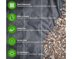 Agrotekstilė nuo piktžolių Groundmaster 2 x 5 m 100 g/m²