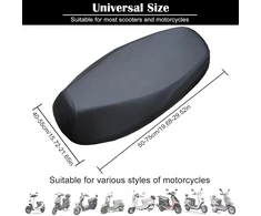 Ahlma motociklo sėdynės pagalvėlė motociklo sėdynės užvalkalas vandeniui atsparus motorolerio universalūs priedai universalus motociklo apsaugos nuo saulės sėdynės užvalkalas tinka daugumai motociklų ir motorolerių tipų