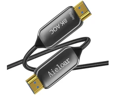 Aieloar Hdmi šviesolaidinis kabelis 10 m, Hdmi optinis kabelis 2.1 8k/60hz 48gbps didelio greičio Uhd šviesolaidinis Hdmi kabelis