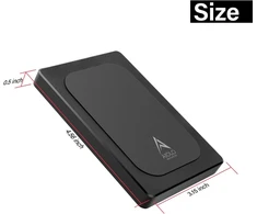 Aiolo Innovation nešiojamas išorinis kietasis diskas 4tb 2.5 colio Hdd Usb 3.2 Gen 1, skirtas Pc, nešiojamam kompiuteriui, Ps4, XBOX, Wii U, suderinamas su Mac ir Windows