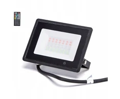Airam Aigostar Led rgb halogeninis prožektorius 50w ip65 15 spalvų su nuotoliniu valdymu