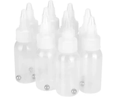 Airbrush buteliukai airbrush dažų buteliukai pp 30ml tuščias dažų buteliukas atsparus korozijai purškiamas pigmentas prieskonių indelis su skale