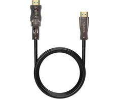 Aisens - A153-0647 - hdmi kabelis v2.1 aoc ultra high speed 8k@60hz 4k@120hz 4:4:4 48gbps, a/m-d/a/m, juodas, 40 m