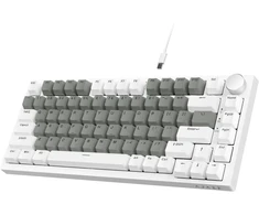 Ajazz Ak820 75% Tkl Mechaninė klaviatūra, Karšto Keitimo Jungikliai, Balta Šviesa