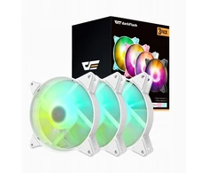 Akasa 3x Darkflash C6 120mm Argb tylūs žaidimų ventiliatoriai komplektas