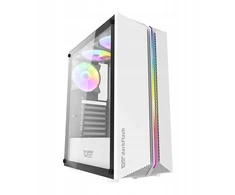 Akasa Kompiuterio korpusas Darkflash Dk151 Led baltas Midi Tower 3 Rgb ventiliatoriai