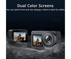 Akaso veiksmo kamera 4k 20mp wifi povandeninė kamera ipx8 atspari vandeniui veiksmo kamera eis 2.0 su jutikliniu ekranu, priartinimu, valdymu balsu, išoriniu mikrofonu ir 2x1350mah baterijų rinkiniu - brave 7 (pilka)