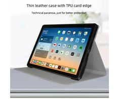Aknici dėklas, skirtas teclast m50 pro/teclast m50/teclast m50hd 10 colių planšetiniam kompiuteriui, itin plonas pu odos folio sulankstomas minkštas tpu galinis dangtelis, sulankstomas stovas, apsauginis dėklas su automobilio miego pažadinimo funkcija, ro