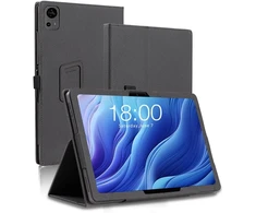 Aknici planšetinio kompiuterio dėklas, skirtas teclast t60 planšetiniam kompiuteriui android 13 12 colių pu odinis dėklas sulankstomas stovas dėklo dangtelis apsauginis dangtelis su riešo dirželiu magnetu, skirtas teclast t60