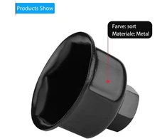 Akozon alyvos filtro dangteliai, 36 mm 3/8 colio automobilio alyvos filtro rakto lizdo nuėmimo įrankis, skirtas X5 A6l A8l