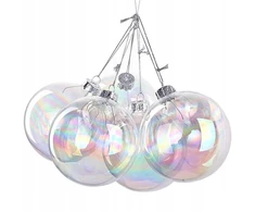 Akriliniai burbulai. Plastikiniai stiklo rutuliai. 6 rutuliai 8cm Burbulas P10