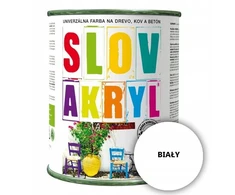Akriliniai dažai vaikams baltas 0,75l