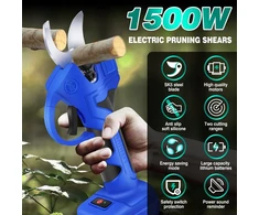 Akumuliatorinės genėjimo žirklės šakoms, sodui ir kiemui, 2 vnt. 1500mah baterijos