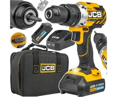 Akumuliatorinis gręžtuvas-suktuvas Jcb 18v 65nm smūginis + akum. rinkinys, reguliuojamas
