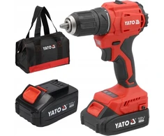 Akumuliatorinis suktuvas Yato 18v, 45nm, 2x2ah baterijos, dėklas