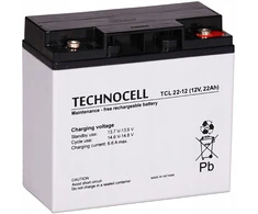 Akumuliatorius Technocell Agm 12v 22ah Tcl22 Tcl22-12 Ups maitinimo šaltinis
