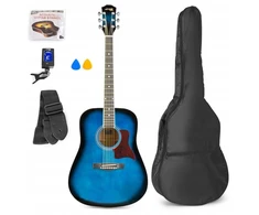 Akustinė gitara Max, pilno dydžio + priedai