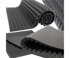 Akustinės putos garso izoliacinė sienų danga Piramidė panelis 200x100 4 cm