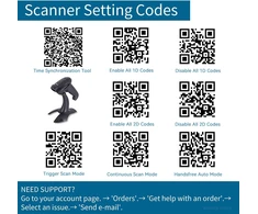 Alacrity 2d 1d Qr bluetooth brūkšninių kodų skaitytuvas su stovu, bluetooth 2.4 Ghz belaidis ir laidinis Usb laisvų rankų įrangos brūkšninių kodų skaitytuvas su stovu pramonei, mažmeninei prekybai, logistikai, sandėliui, 6709db