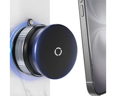 Alafly magnetinis telefono laikiklis su siurbtuku [360° pasukamas] vakuuminis telefono laikiklis, suderinamas su Magsafe dušui, virtuvei, sporto salei, stiklui, veidrodžiui, automobilio ekranui, lygiems paviršiams - juodas