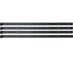 Alberts 862701 vyriai langinėms, įvairių dizainų, juodi, ritinėlio skersmuo 14 mm, dydis 1000 x 40 mm, 4 vnt. rinkinys