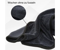 Rankšluostis Alink greitai džiūstantis automobilio džiovinimo audinys, 40 x 60 cm, aukščiausios kokybės mikropluošto automobilio audinys, nebraižo, ypač didelis dydis (3 vnt.)
