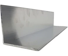 Aliuminio kampuotas ruošinys aliuminio profilio kampainis (80 x 40 x 4 x 2000 mm)