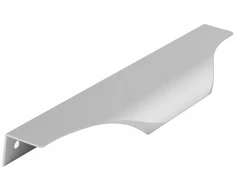 Aliuminio kraštinis baldinis rankenėlė, 320/340 mm, sidabrinė