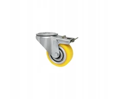 Aliuminio-poliuretano ratukas korpuse su skyle ir stabdžiu fi80