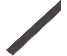 Aliuminio profilis 1000x15x2 mm, juodai anoduotas
