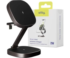 Allity belaidis įkroviklis Awc-220-25wms Graphite 3-in-1