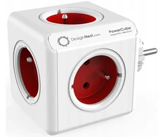 Allocacoc Powercube maitinimo lizdų blokas su 5 lizdais, 230v