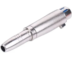 Alnicov 2 vnt. 3 kontaktų xlr į 1/4 adapterį 3 kontaktų xlr moteriškas į 6,35 mm moterišką mono lizdo konvertavimo kištuką