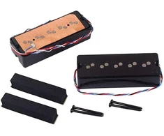 Alnicov dvigubo sluoksnio muilo formos humbucker tipo bosiniai garso nuėmikliai, skirti 5 stygų bosinės gitaros dalims
