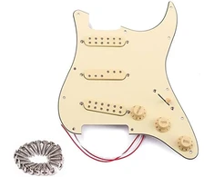 Alnicov elektrinės gitaros Sss rinkinys su laidais 3 sluoksnių instrumentų priedų vienos ritės pikapas