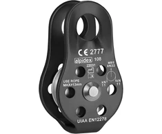 Alpidex kabelinis skriemulys 22 kn - fiksuotas skriemulys - tinkamas tekstilinėms virvėms iki 13 mm skersmens - en12278