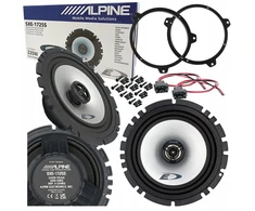 Alpine dviejų krypčių garsiakalbiai, skirtukai Vw Passat B6 B7 Cc priekinėms durelėms