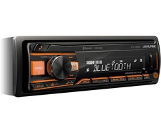 Alpine Electronics Ute-200bt automagnetola su bluetooth 1din juoda (rgb apšvietimas)