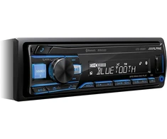 Alpine Electronics Ute-200bt automagnetola su bluetooth 1din juoda (rgb apšvietimas)