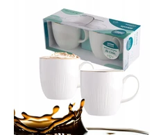 Altom Design Porcelianiniai puodeliai Alessia Złota Linia 280ml, 2 vnt.