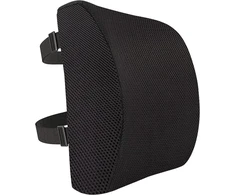 Amazon Basics stačiakampė atminties putų nugaros atrama, juoda, 32,9 cm x 32 cm x 10 cm