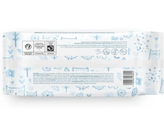 Amazon Brand - Mama Bear itin jautrios kūdikių servetėlės, bekvapės, 1008 vnt. (18 pakuočių po 60)