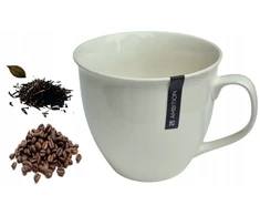Ambition didelis porcelianinis baltas puodelis arbatos kavos puodeliai baltas 550 ml