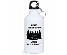 Ambition Metalinis bidonas 400 ml su vardu – kempingui, kelionėms