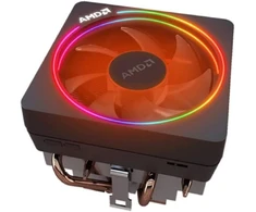 Amd wraith prism led rgb aušintuvas ventiliatorius nuo ryzen 7 2700x procesoriaus am4/am2/am3/am3+ 4 kontaktų jungtis vario pagrindas/aliuminio šilumos kriauklė