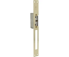 Amig įleidžiamas elektrinis durų atidarytuvas | Mod.20 | 250 x 25 x 3mm | Srovė 1.1a | Su 8-12v rite | Spyna pyragams, parduotuvėms ar biurui