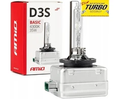Amio D3s 4300k 35w Xenon Basic lemputė Hid neutrali balta Pk32d-5