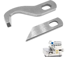 Anboo 2 dalių peilių rinkinys gritzner overlokui 788 viršutiniams ir apatiniams peiliukams tf123 &amp; tf122, tinkamas gritzner 788 overloko mašinai, priedai tiksliam pjovimui ir optimaliam veikimui