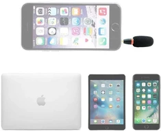 Ancllo mini condenser mikrofonas išmaniesiems telefonams mikrofonas vaizdo įrašams