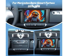 Automagnetola Android radijas Mercedes Smart Fortwo (2011-2015) - 9" Ips, Carplay/android Auto